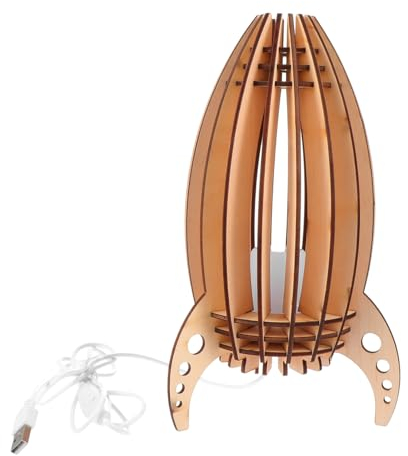 Gadpiparty 1Stk Schreibtischlampe Tischlampen Nachttischlampe Space-Shuttle-Lampe Raketennachtlampe Dekor Wohnkultur leichte Verzierung kleine Nachtlampe Haushalt schmücken Holzschnitzen Kind