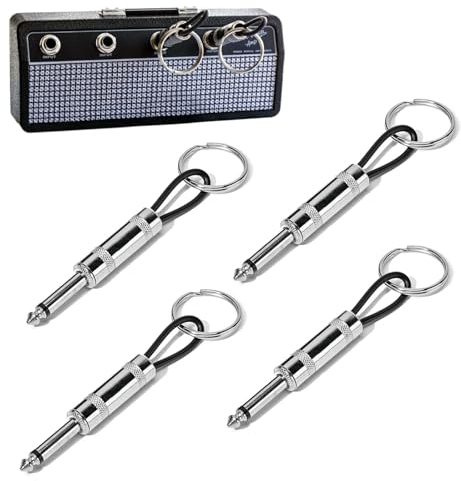 Cozevdnt Portachiavi da parete, tastiera per chitarra, 2.0 JCM800, supporto per tastiera per chitarra, con 4 portachiavi