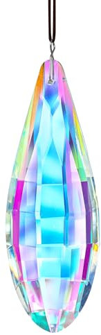 120 mm AB-Kristall-Sonnenfänger, Prisma, Hängeornament für Fenster, Regenbogen-Hersteller, Kristallprismen, Sonnenfänger, Anhänger, Haus-/Gartendekoration