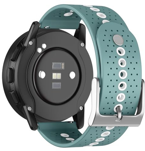 U-LIMVE Armband für Suunto 9 Peak/9 Peak Pro/5 Peak/Race/Vertical, 22mm Silikon-Ersatzband mit Schnellverschluss für Garmin Venu 3/Venu 2/Vivoactive 4/Forerunner 265/Forerunner 255
