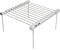 Tafel Grill tragbar, Outdoor-Picknick-Grill, Camping-Barbeque, klappbar, Kochen, Camping & Wandern, Outdoor-Backblechhalter Holzkohlegrill Edelstahl Landmann (Silver, One Size)
