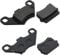 4 Stück Ersatz des Hinteren Scheibenbremsbelags Ersatz Für 50cc 70cc 90cc 110cc 125cc 140cc ATV Go Kart Quad Dune Buggy 4 Wheeler, Atv Bremsbeläge Asbestfrei Bike Brake Pads (Schwarz)