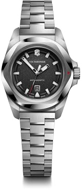 Victorinox Damen Armbanduhr I.N.O.X. Small Ø 32 mm, Silber