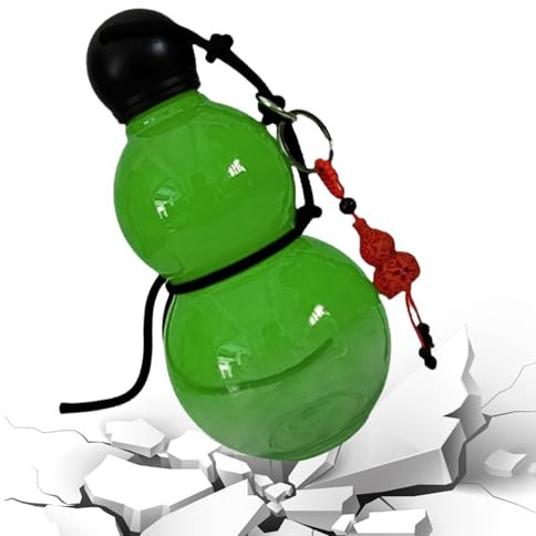 800-ml-Wasserflasche, Trinkflasche, Sportwasserflasche, Sportwasserflasche, Auslaufsichere Wasserflasche, Kürbiswasserflasche, Kürbisflasche, Retro-Kürbiswasserflasche, Bienengewachster Trinkkürbis