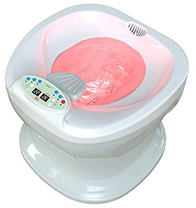 SXTYFBB Elektrischer Dampfsitz zur Vaginalreinigung, wiederaufladbare Sitzbäder, Unterstützung des pH-Gleichgewichts, Menstruationsunterstützung, weiblicher Geruch, Postpartum-Pflege und mehr