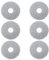 Jegehoyo Lot de 6 chiffons de nettoyage pour robot aspirateur Eureka J15 Ultra/J15 Pro Ultra - Convient à tous les types de sols - Très absorbants et puissants
