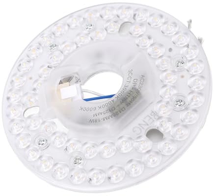 Goshyda Ceiling Fan Light Replacement Plate, 3CCT 3000K 4000K 6000K 4.92 Inch Ceiling Fan LED LED LEGHT for Home (#1)