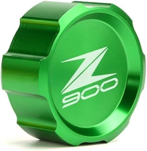 KWTN Motorrad-Bremsflüssigkeitsdeckel, Motorrad-Tankdeckel for Kawasaki for Z900 2017-2022 for Z650 for Z800 Motorrad-Abdeckkappe for Hauptbremsflüssigkeitszylinder vorn und hinten, stabil(Green)