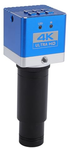 Aramox 4K Microscope Digital Camera, 8.3MP Sensor, Output, for Biological Analysis and Hobbyists