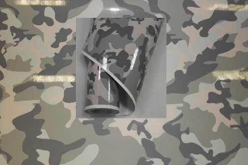 Könighaus (9,21€/m2) US Desert Camo II 400 x 152 cm blasenfrei mit Anleitung (Camouflage Autofolie)