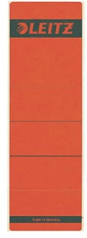 LEITZ Ordner-Ruckenschilder selbstklebend 8,0 cm rot