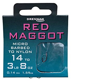 Drennan red maggots hooks to nylon