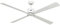 Deckenventilator CasaFan Eco Neo III 152cm 943333 - Lack weiß, Fernbedienung inkl.