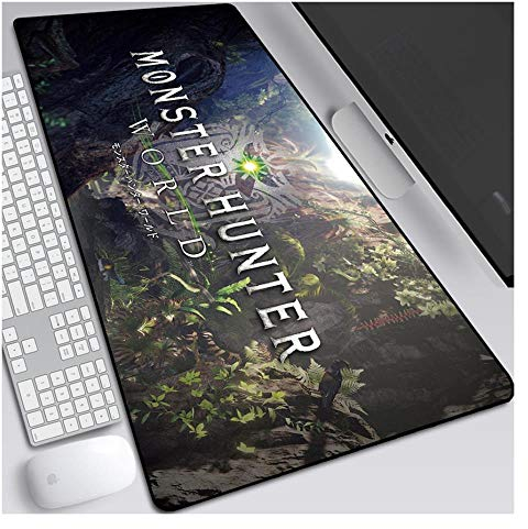 IGIRC Mauspad ACG Monster Hunter 900X400mm Mauspad, Perfekte Präzision und Geschwindigkeit Gaming-Mauspad mit 3 mm starker Unterseite, für Notebooks, PC, ich