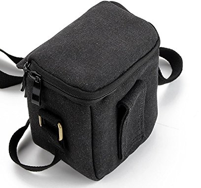 K-S-Trade Qualitativ & Innovativ Umhängetasche Für Panasonic Lumix DC-GX880 Schulter Tasche Tragetasche Kameratasche Fototasche Schwarz