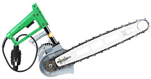 CGOLDENWALL Electric Chainsaw Three-Phase Portable Industrial Grade Wood Cutting Machine Electric Saw with Full Copper Wire for Forest Harvesting Wood Cutting (75CM)