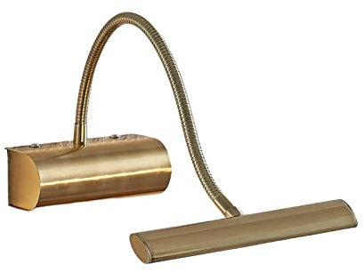 Lindby LED Wandleuchte, Wandlampe Innen Rakel dimmbar (Modern) in Gold/Messing aus Metall (1 flammig) - Bilderleuchte Wandstrahler Wandbeleuchtung Schlafzimmer Wohnzimmer Wohnzimmerleuchte