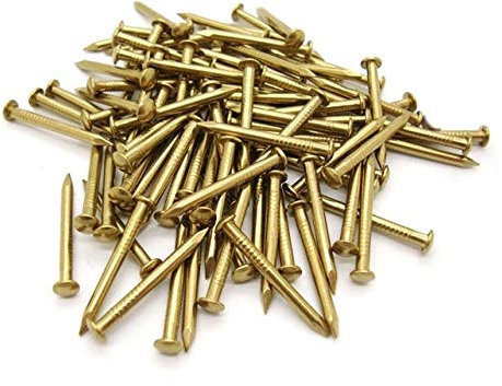 200 Pcs Miniature Nails Round Head Nails For Small Hinges Doll Houses Delicate Boxes Mini Craft Projects