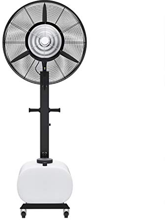 Sprühventilator für Sprühventilator, Hochgeschwindigkeits-Oszillationsventilator für Metallböden mit 65 L Großem Wassertank für Industrie, Gewerbe, Wohnen, Restaurant und Gewächshaus
