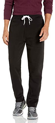 Southpole Active Fleece Open Bottom Sweatpants-Regular And Big & Tall Sizes Pantaloni da Tuta, Nero, L Uomo