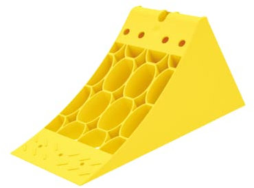 LOKHEN Cale de Roue remorque Porte Voiture + Support en Acier galvanisé