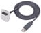 Cavo di Ricarica per Caricabatterie Sostitutivo, Cavo di Ricarica USB Sostitutivo per Controller di Gioco Wireless, Cavo di Ricarica Rapido per Caricabatterie USB per Xbox 360(Bianca)