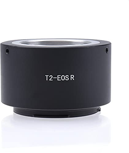 Hersmay T2-EOSR Objektivadapter T-Mount auf 420–800 mm, 600 mm, 1000 mm Teleobjektiv für Canon EOS R/R5/R6/RP-Serie