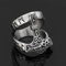 Retro Edelstahl Odin Norse Viking Amulet Rune Index Ring Mode Nordic Hammer Giant Wolf Ringe Punk Schmuck Geschenk
