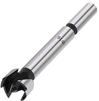 Vearter Broca de barrena Forstner de 16mm, sierra de orificio de bisagra para carpintería, corte de vástago redondo con punta de carburo para bisagra, madera contrachapada, MDF, herramienta CNC