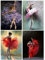 30x40CM| DCIDBE DIY 4 Lot 5D Diamond Painting Rond/Broderie Peinture Diamant Strass Complet Femme Fille Artisanat Décor Mur À La Maison Cadeau pour Femme/Soeur/Mariage/Anniversaire-Ballet Danseuse