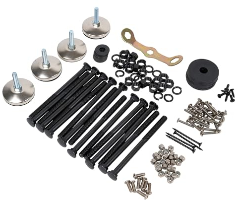 Automaten Hoffmann Schrauben-Set Kicker Profi | für Tischkicker & Kickertische | Zubehör | Silber | 60-teiliges Set