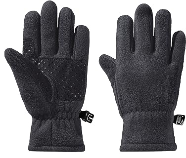 Jack Wolfskin Unisex Kinder Fleece Glove K Handschuh, Phantom, 152