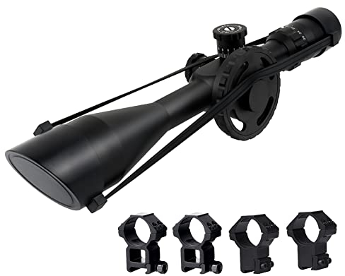 ToopMount Zielfernrohr Scope 8-32x56SF Parallax Seitenrad Sucher Langstrecken Nullstopp Monokular mit 20mm 11mm Picatinny Weaver Dovetail Schwalbenschwanzschienenhalterungen für Outdoor Sportarten