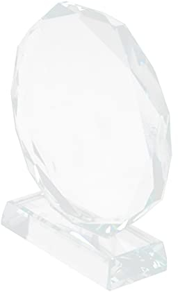 BESPORTBLE Blank Crystal Trophy Trophies for Kids Clear Crystal Trophy Custom Trophy Glass Trophy Award Blank Prize Trophy Cup Funny Trophy Desk Topper Fine Crystal Glass The Medal Child