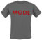 Depeche Mode Red Logo Männer T-Shirt Charcoal L 100% Baumwolle Band-Merch, Bands, Nachhaltigkeit