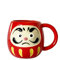 Cute DARUMA Japanese Mug Cup. Red. Green tea, Coffee and Tea. Made in Japan