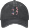 LOUJIN Pro Trump 45 = 47 Retro Sport Denim Cap, Fotofarbe, One size