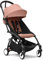 Stokke YOYO3 Kinderwagen ab 6 Monaten - Inklusive schwarzem Rahmen/Ginger Sitzkissen + Verdeck - Blitzschnell ein- und ausklappbar - Leicht & kompakt - Handgepäck-kompatibel