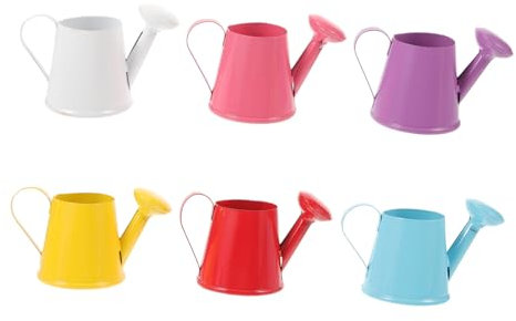 Gogogmee 6pièces Arrosoirs Miniatures pour Pots Arrosage Décoratifs pour Plantes Intérieur Et Scènes Miniatures