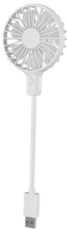 Mini Ventilateur, Ventilateur USB Silencieux, Ventilateur Portable Rechargeable avec Col Flexible, Réglable 360°, Ventilateur Main pour Femmes Hommes Voyages, Extérieur, Camping, avec interrupteur