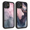 Foonary 2 Stück Handyhülle für iPhone 11 6,1 Hülle Marmor Muster Design Aesthetic Case Weich Silikon TPU Stoßfest Schutzhülle Frauen Mädchen Mode Cover für iPhone 11, Marble Schwarz