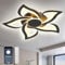 GWYAJTU Blume Deckenlampe Mit Fernbedienung APP, LED Dimmbar 3000K-6000K Deckenleuchte, 36W Moderne Lampe Mit Timer Für Schlafzimmer Küche Wohnzimmer Büro