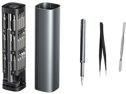 Wjelet 46 in 1 Precision Screwdriver Set,Mini Screwdriver Set Manual Screwdriver Repair Tool Set for Watch,Eyeglass, Phone, Computer, Electronics, IT Work and Home
