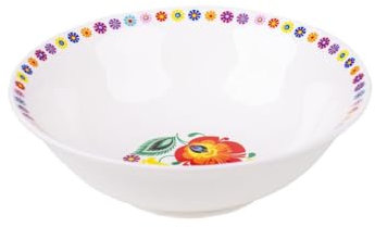Ceramic Bowl Floral Poland Folklore Designs Bowl for Table Top Fruits Salad Soup Bowls Polish Pottery Bowls (Ceramic, Small)