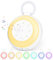 GuKKK Macchina Rumore Bianco, Rumore Bianco Neonato Portatile, 24 Suoni Rilassanti per Dormire, 7 Colori Luce Notturna, Multifunzionale White Noise Machine, 3 Impostazioni del Timer per Bambini Adult