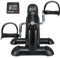 KOMFOTTEU Pedaltrainer für Arm- & Beintraining, Unter-Schreibtisch Fahrrad, Beintrainer Armtrainer mit verstellbarem Widerstand & LCD-Display, Fitnesstrainer Fitnessgerät Rad (Schwarz)