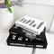 YUJUVI Livres Decoration Maison 3 Pièces Faux Boite Livre Decoration Empilés Rangement Boite Livre Decoration d'interieur pour Maison Salon Tables Basses Decoration (3 Pièces K)