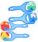 DIYEAH 4 Pièces Peinture Pinceau éponge Enfants Rouleaux de Peinture Atelier Dessin Enfant Atelier Peinture Enfant Mini Rouleaux pour la Peinture Rouleau pour la Peinture Plastique