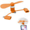 Comioke Ventilateur pour Téléphone Portable,Mini Ventilateurs de Téléphone,Mini Ventilateur Universel, Ventilateur Silencieux pour Téléphone Portable Tablette