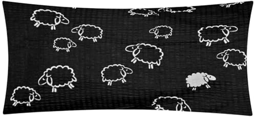 1 x Seersucker Kissenbezug in 40x80cm (1-Stück-99/1-40x80-Seersucker)
